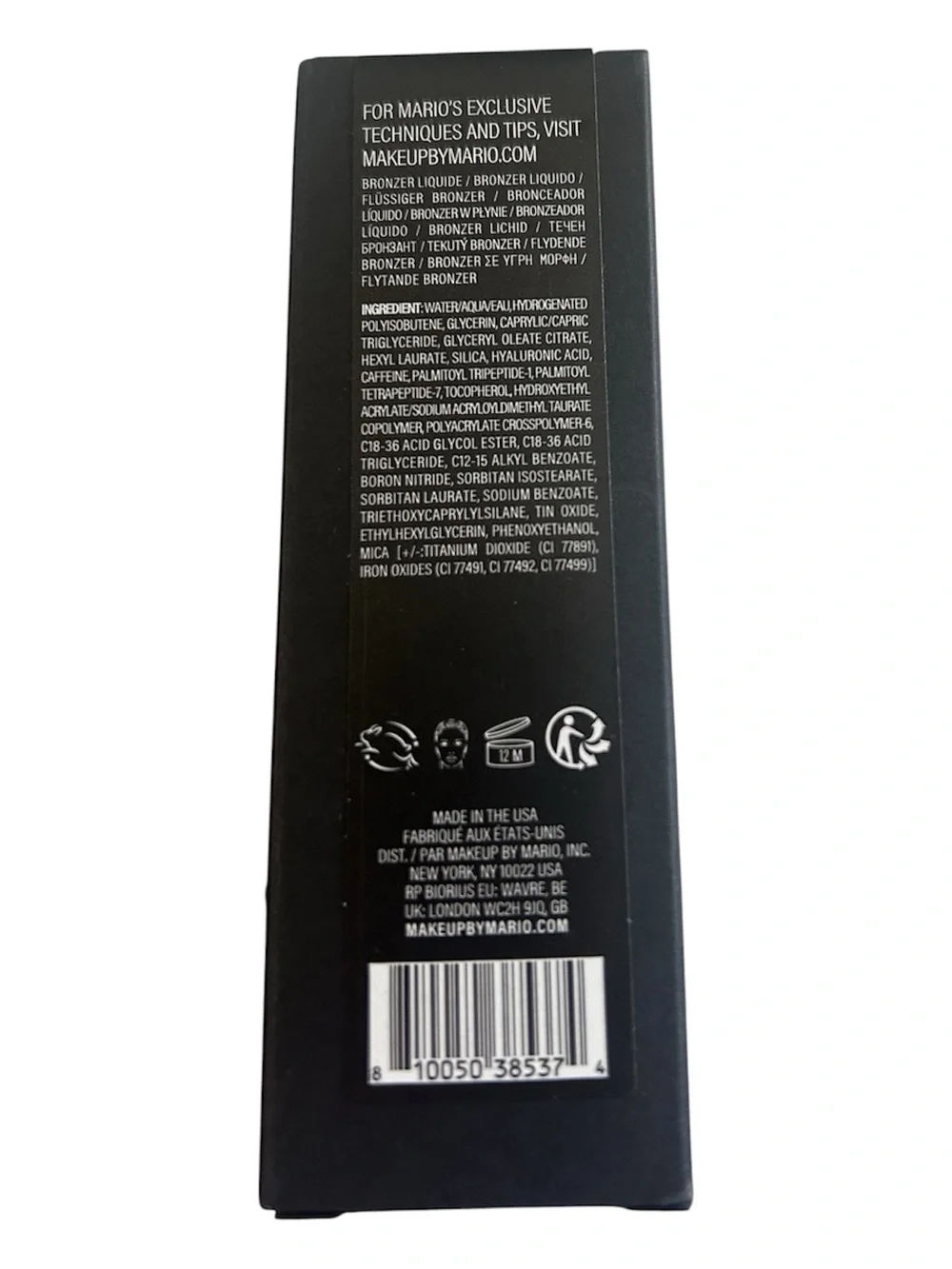 Makeup By Mario Softsculpt Bronzing & Shaping Serum Light Medium New!